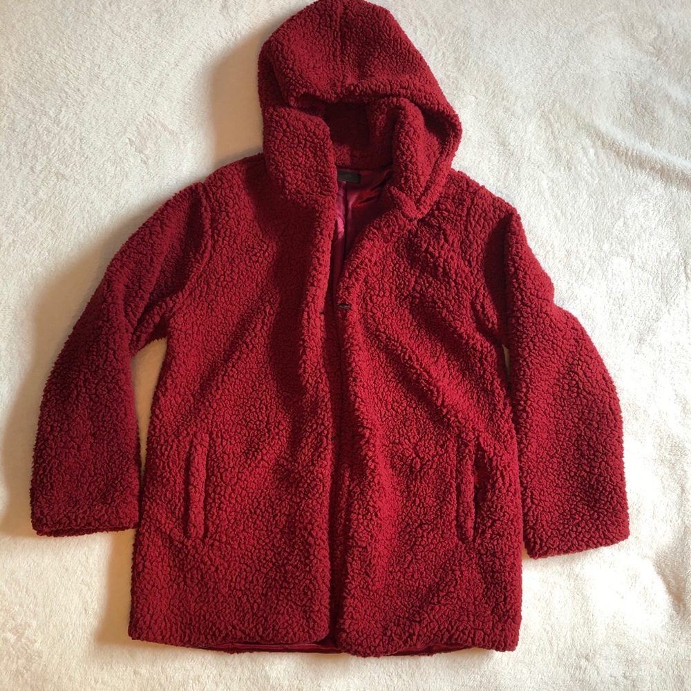 Hooded Red Jacket